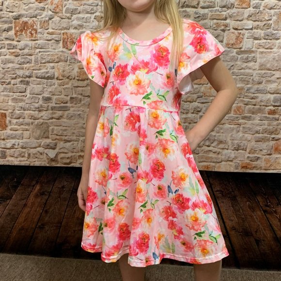 Other - NEW Girl's Boutique Spring Floral Dress